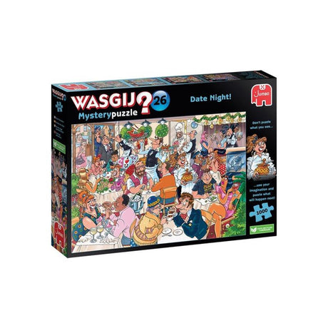 Jumbo wasgij mystery 26 - date night! - 1000 brikker puslespil - puslespil voksne