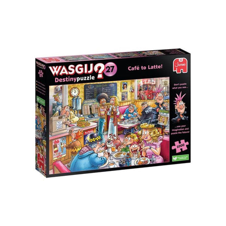 Jumbo wasgij destiny 27 puslespil - kaffebaren!, 1000 stk.