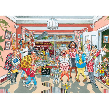 Jumbo wasgij retro original 9 puslespil - lille renovering, 1000 stk.