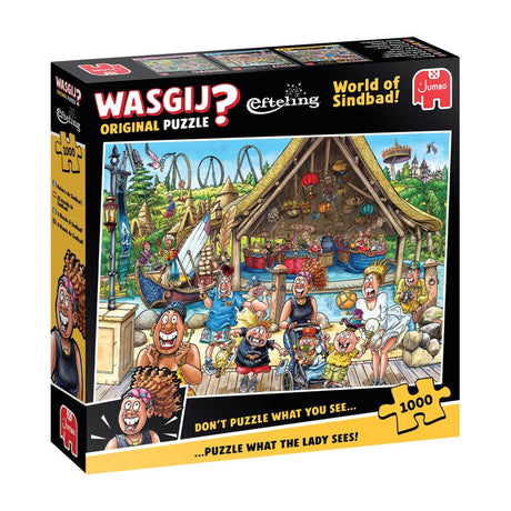 Wasgij originale Efteling puslespil - sindbads verden! - 1000 stk.