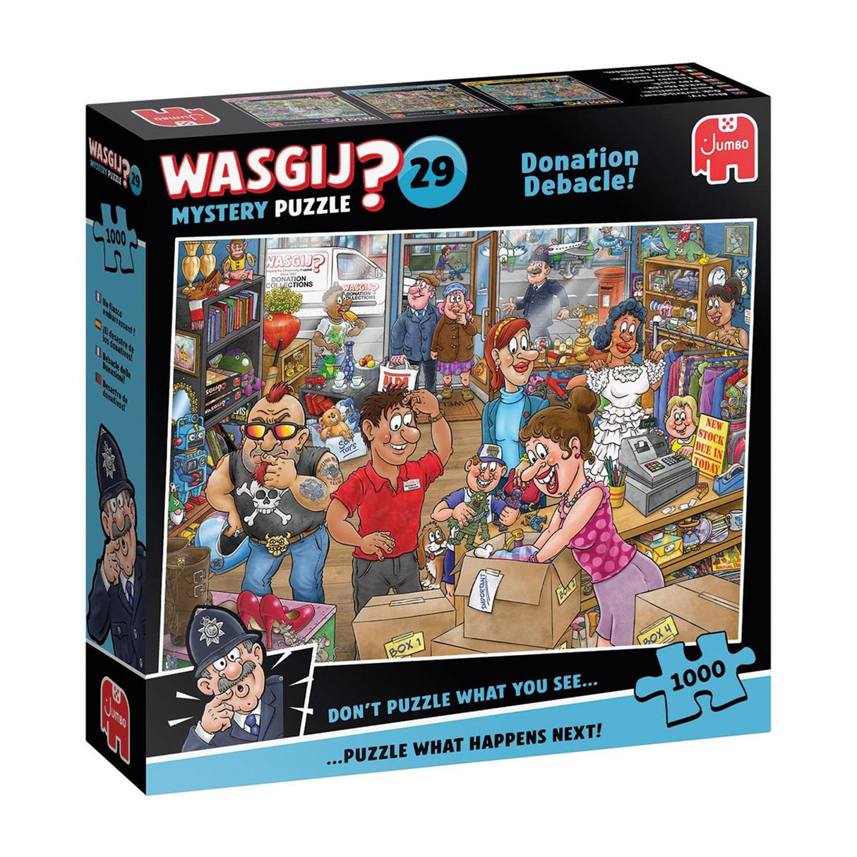 Jumbo wasgij mystery 29 - donationsdebacle! - 1000 stk.