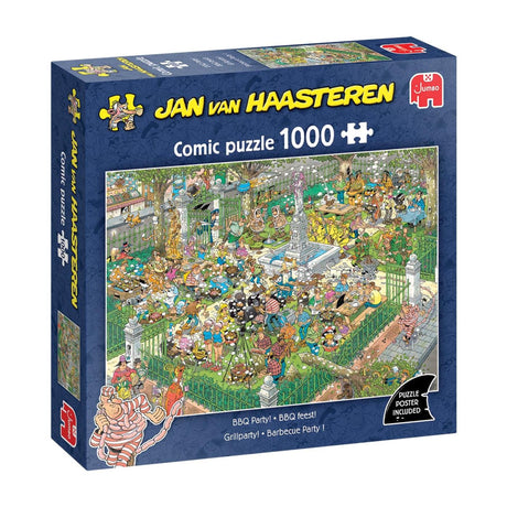 Jan van Haasteren - BBQ fest! - 1000 brikker puslespil - puslespil