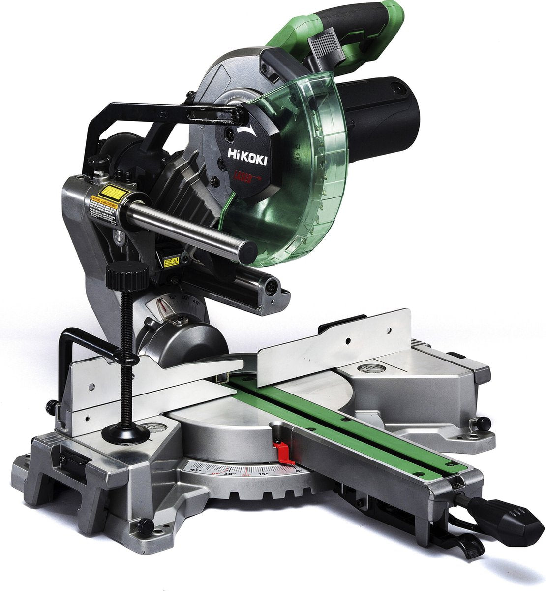 Hikoki skæresav c8fshgwaz, 216mm, boring 30mm, 1100w, med laser, inklusive savklinge
