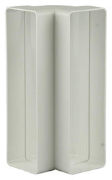 Renson 1006404 - PVC hjørneforbindelse vert.90° 7015 hvid 204x60mm | 3 stk
