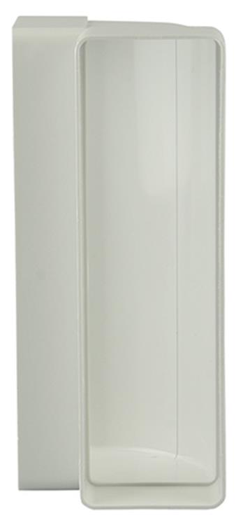 Renson 1006404 - PVC hjørneforbindelse vert.90° 7015 hvid 204x60mm | 3 stk