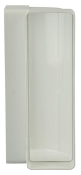 Renson 1006404 - PVC hjørneforbindelse vert.90° 7015 hvid 204x60mm | 3 stk