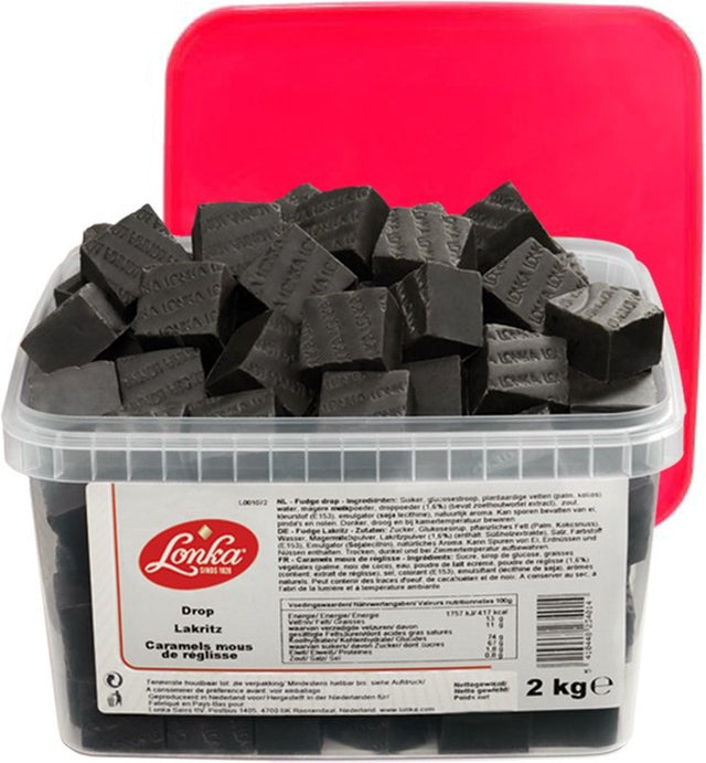 Lonka fudge lakrids (2000gr)