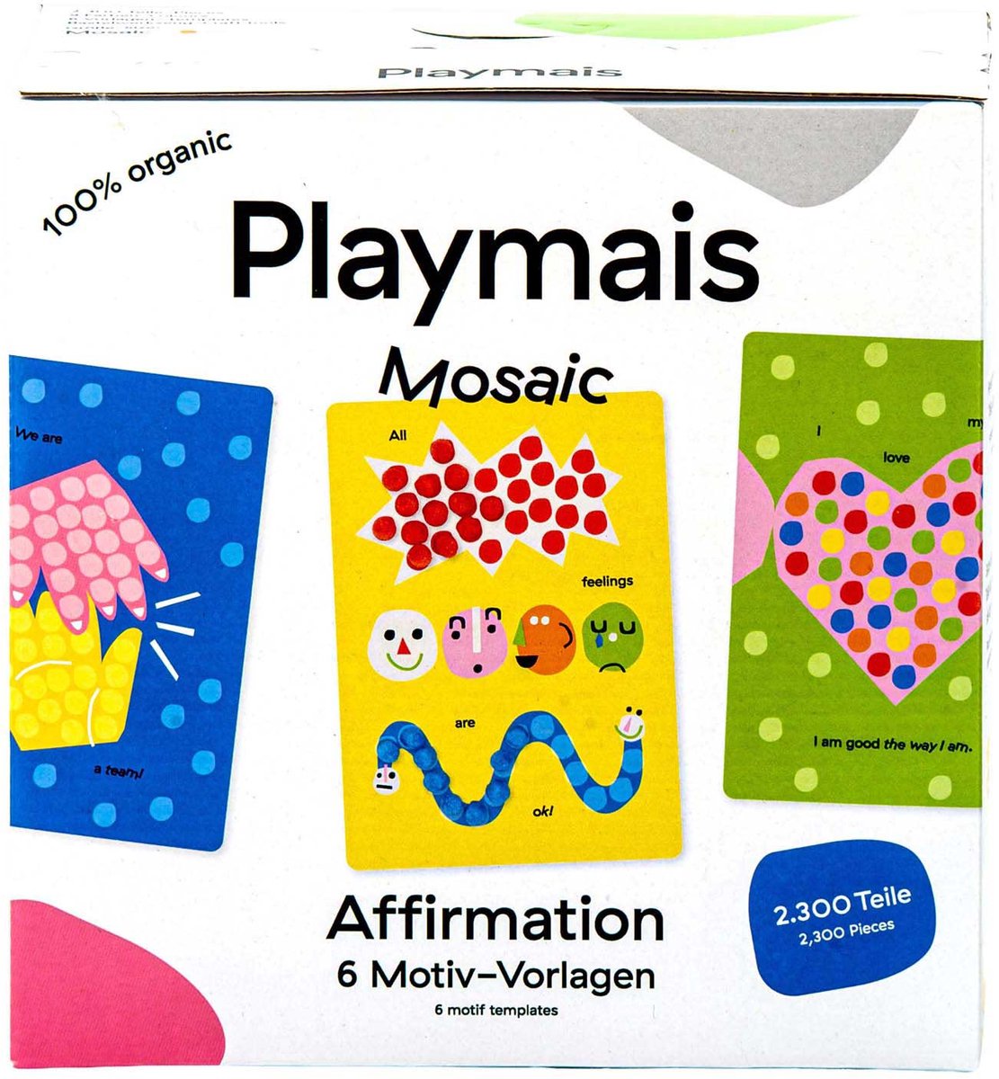 Playmais mosaikbekræftelse - 2300 stk