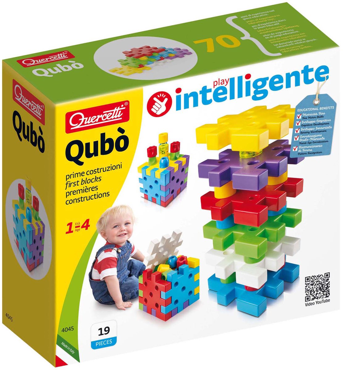 Quercetti Qubo først blokerer