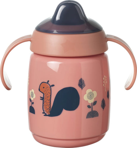 Tommee tippee superstar sippee drikkekop - med blød tud - med intellivalve - bacshield antibakteriel teknologi - fra 6 måneder - 300 ml - rød