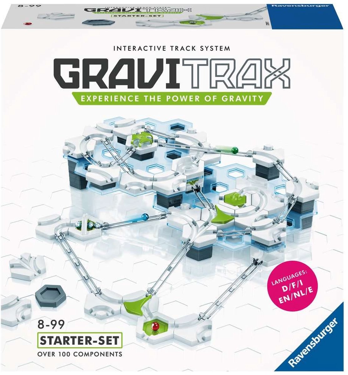Gravitrax ® startsæt - marmorskinne - 122 dele