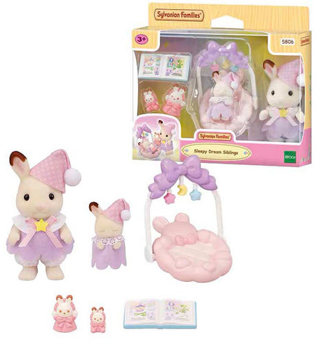 Sylvanian families 5806 søvnigt drømmesæt bror-søster