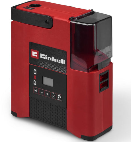 Einhell batteri luftpumpe suppero 18 380 li solo - power x-change - 18 v li-ion - max. luftlevering: 100 l min - til oppustning af badebolde, SUP'er, gummibåde - ekskl. batteri og oplader