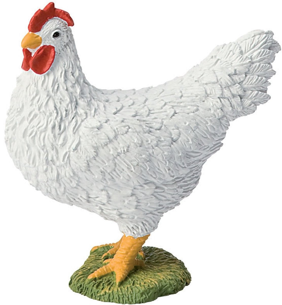 Bullyland 62314 – legefigur og samlerfigur hvid kylling – ca. 5,5 cm – naturtro og detaljeret design – ideel som pædagogisk legefigur, kagepynt eller lille gave til børn fra 3 år.