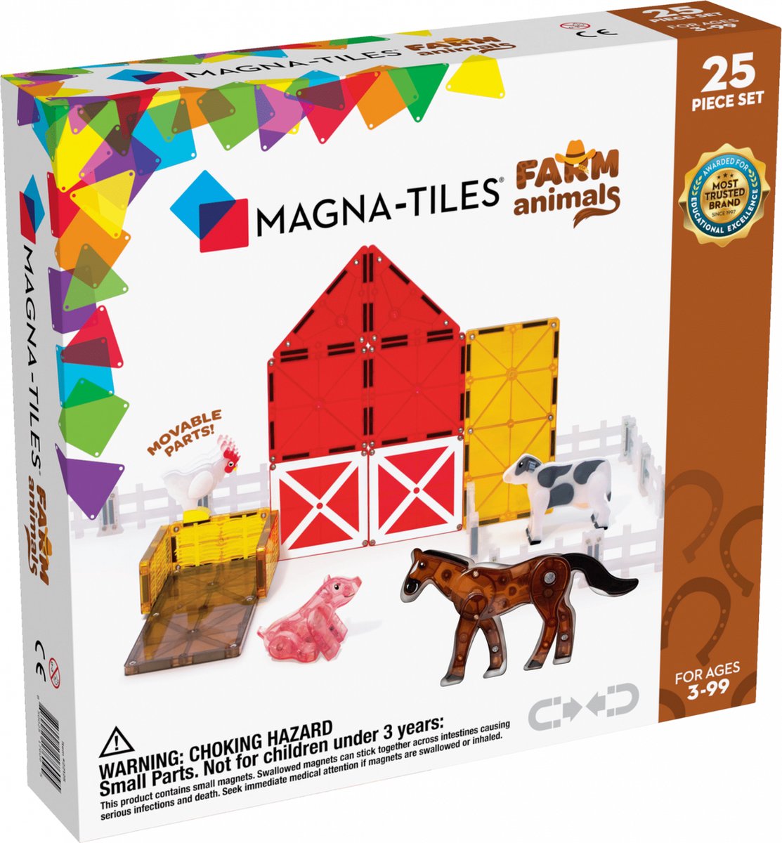 Magna fliser | husdyr sæt 25 dele