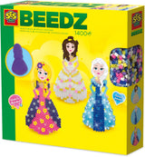 Ses creative - beedz - prinsesser - 1400 strygeperler med bundplader, glitter og strygeplader - fra 5 år