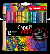 Stabilo cappi arty tuschpenne, 12 stykker i etui