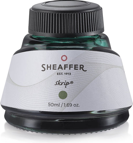 Sheaffer blækflaske - kapacitet 50ml - grøn - sf-94251