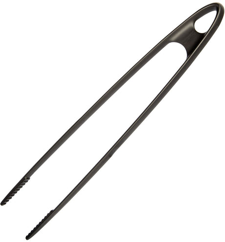 Westmark frituur- en serveerpincet, grilltang, zeer hittebestendig tot 270°c, plastic, lengte: 29 cm, milde-plus, zwart, 13692270
