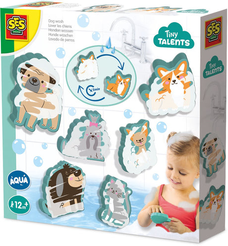 Ses creative ses tiny talents aqua hundevask