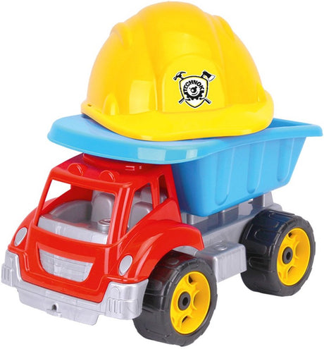 Paradiso legetøj dumper + hjelm