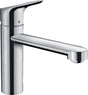 Hansgrohe focus m43 - køkkenblandingsbatteri - etgrebsbetjening - 120mm - krom