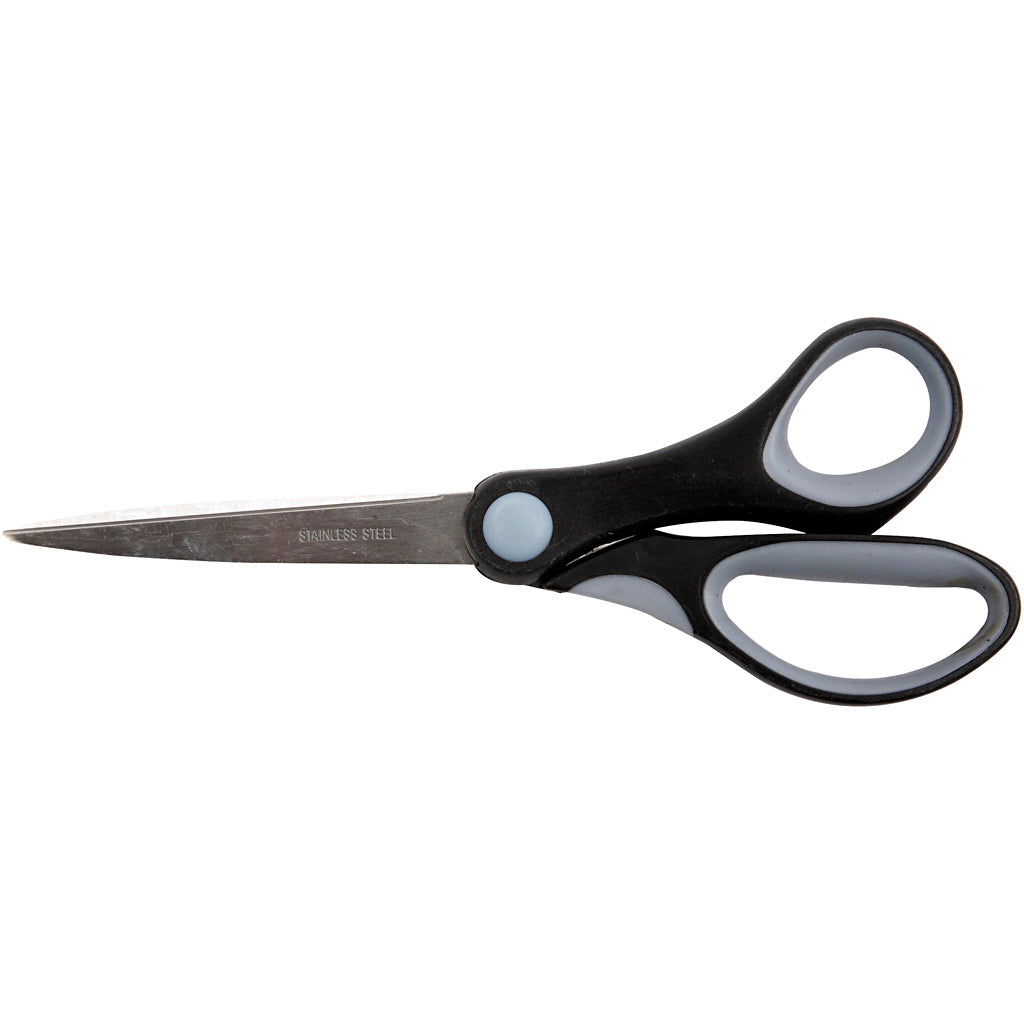 Almen saks, L: 21 cm, højrehåndet, 1 stk