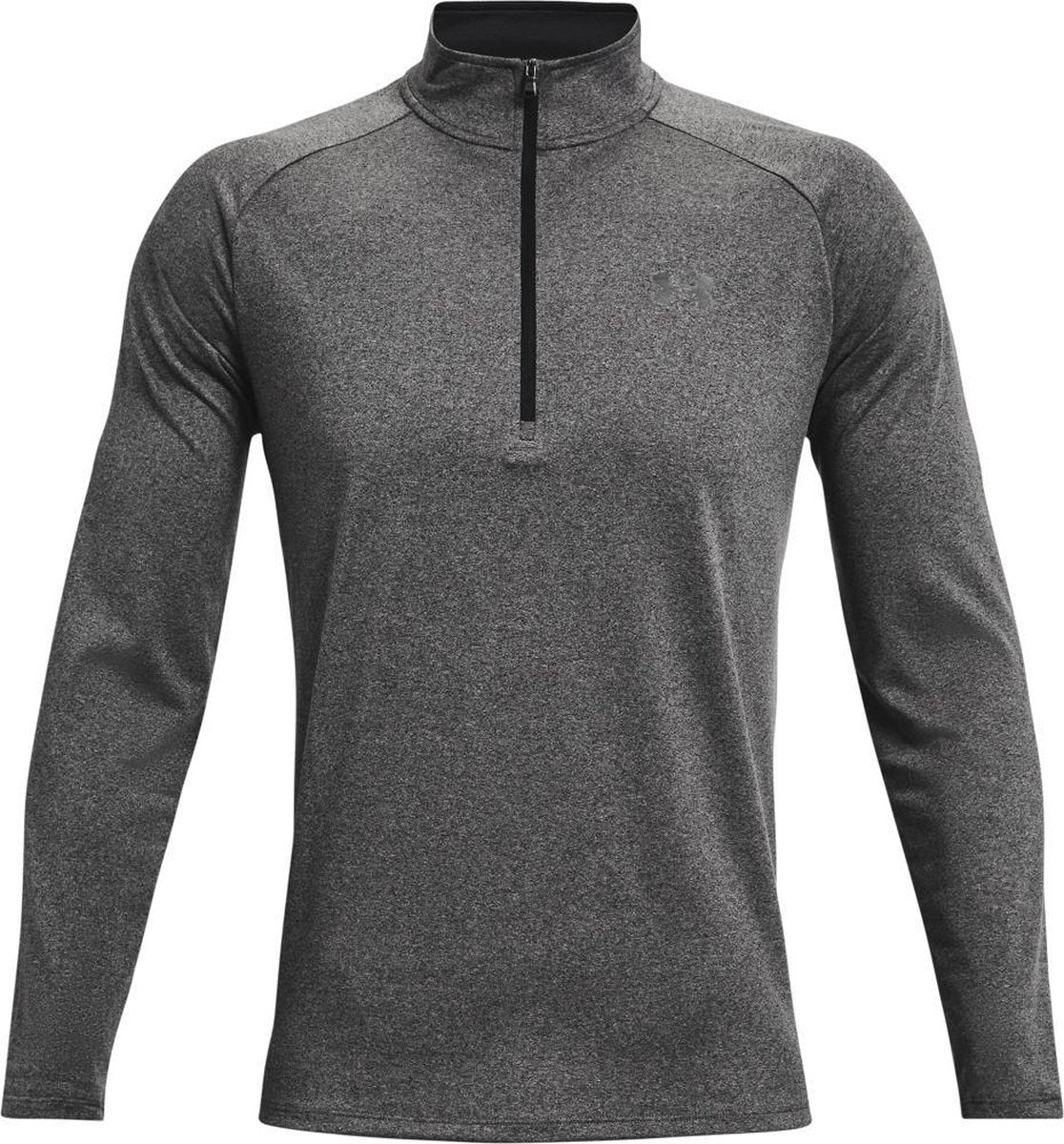 Under armour ua tech 2.0 1 2 lynlås-grå herre sportstrøje - carbon lyng - sort