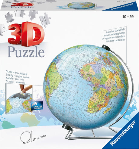 Ravensburger 3D puslespil jorden (engelsk) - 3D puslespil - 540 brikker