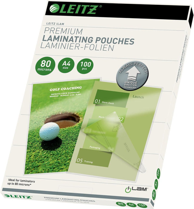 Leitz udt lamineringsposer ilam gennemsigtige