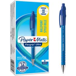 Kuglepen papermate flex grip ultrablå 1mm