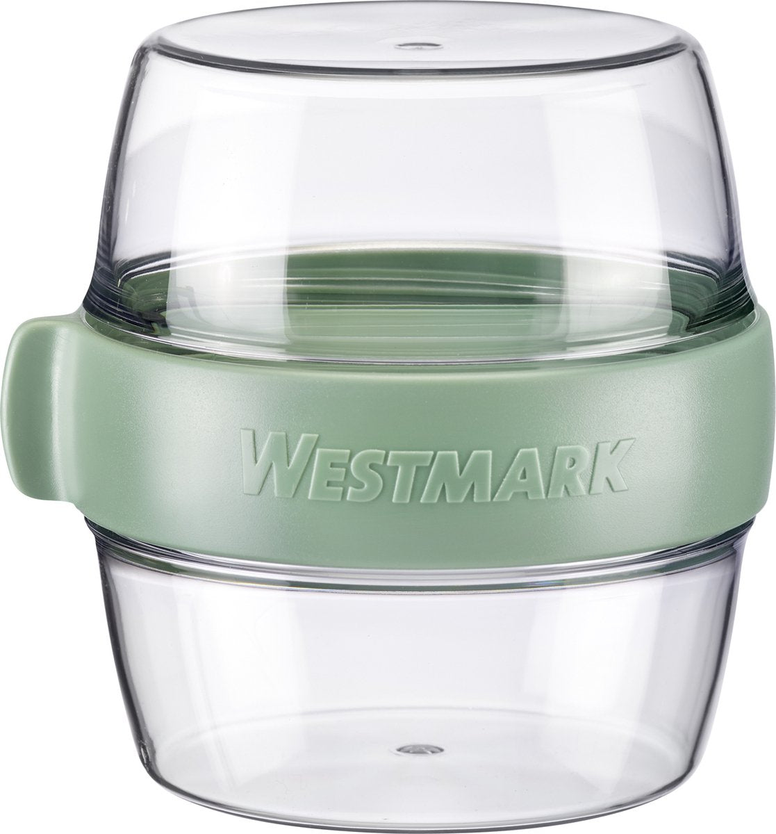 Westmark pocketbox maxi, praktisk medtage dåse, ideel til yoghurt, frugt, snacks, 700 ml (2 x 350 ml), BPA-fri, mintgrøn