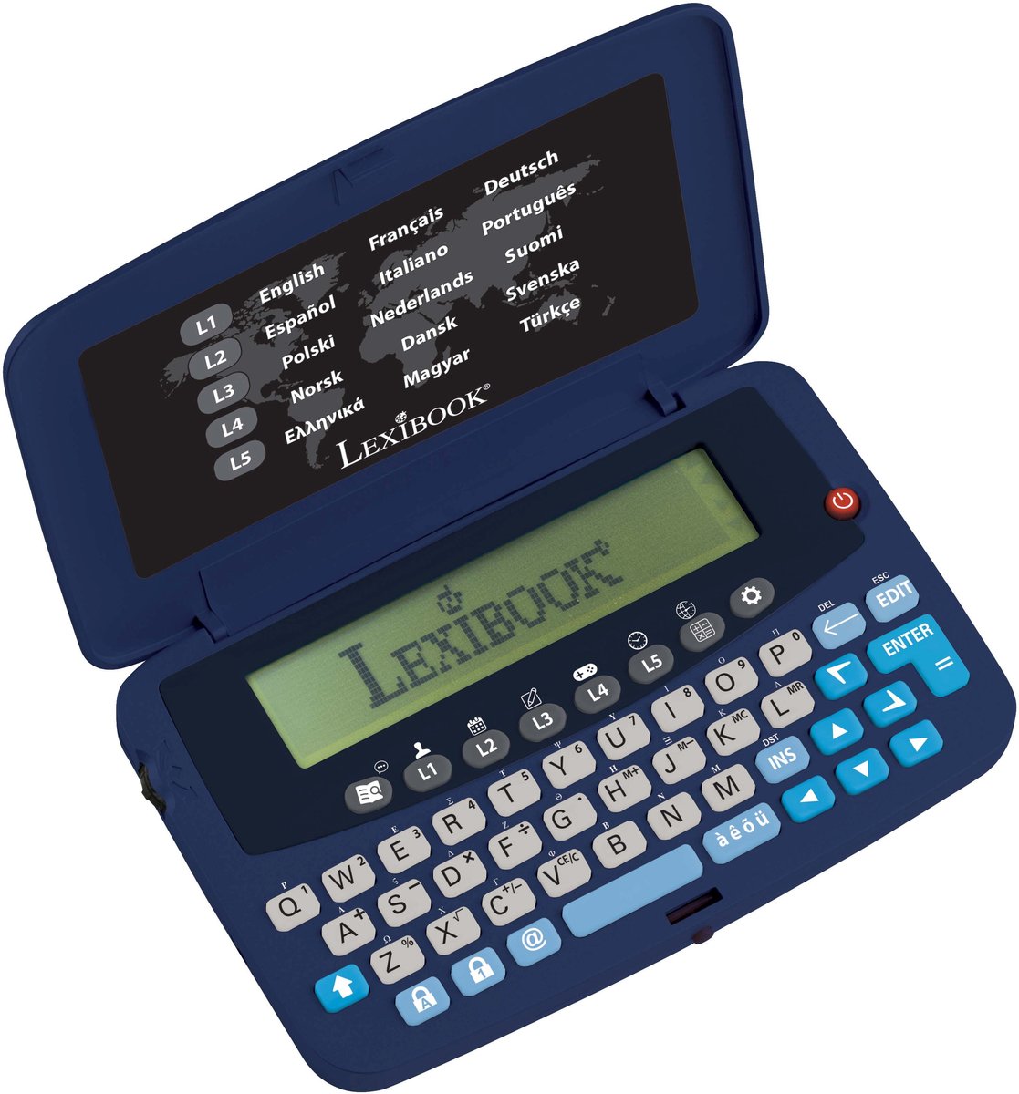 Lexibook 15-sprogs elektronisk lommeoversætter