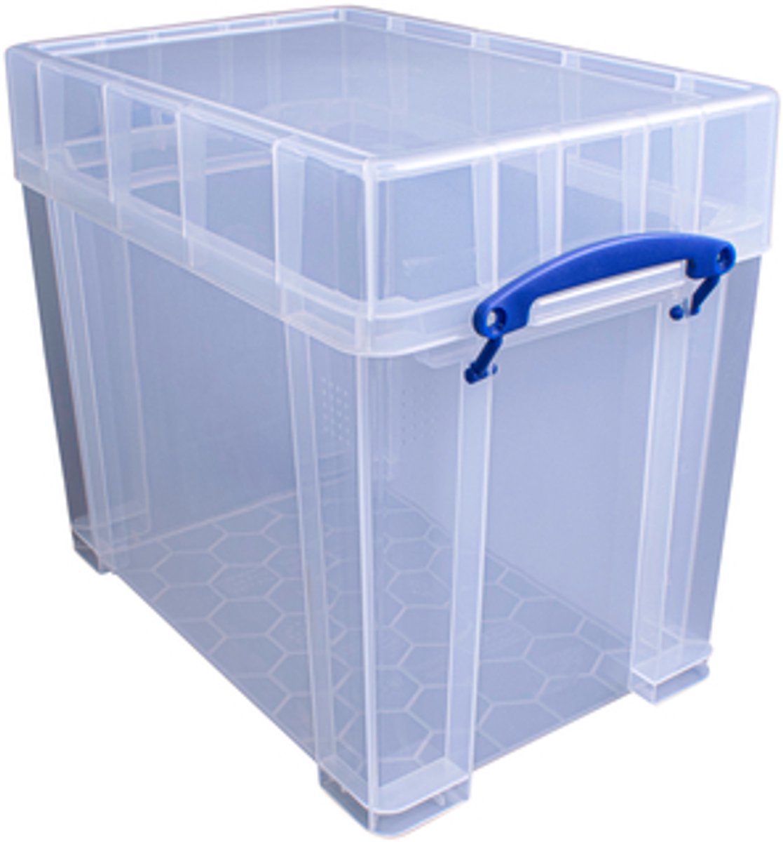 Rigtig anvendelig opbevaringsboks ru 19ltr 395x255x330mm transp hvid