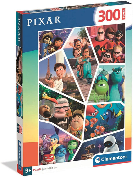 Clementoni vandmagi børnepuslespil Disney Pixar - puslespil 300 brikker til at farve dig selv - pædagogisk legetøj - puslespil og puslespil til børn