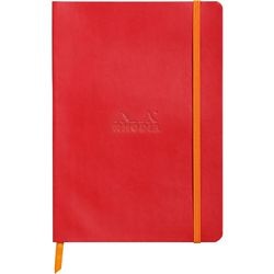 Notesbog rhodia 117413c ikke-perforeret rød