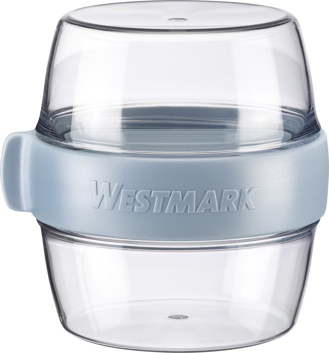Westmark pocketbox maxi, praktisk tage-med dåse, ideel til yoghurt, frugt, grøntsager, snacks, 700 ml (2 x 350 ml), BPA-fri, blå