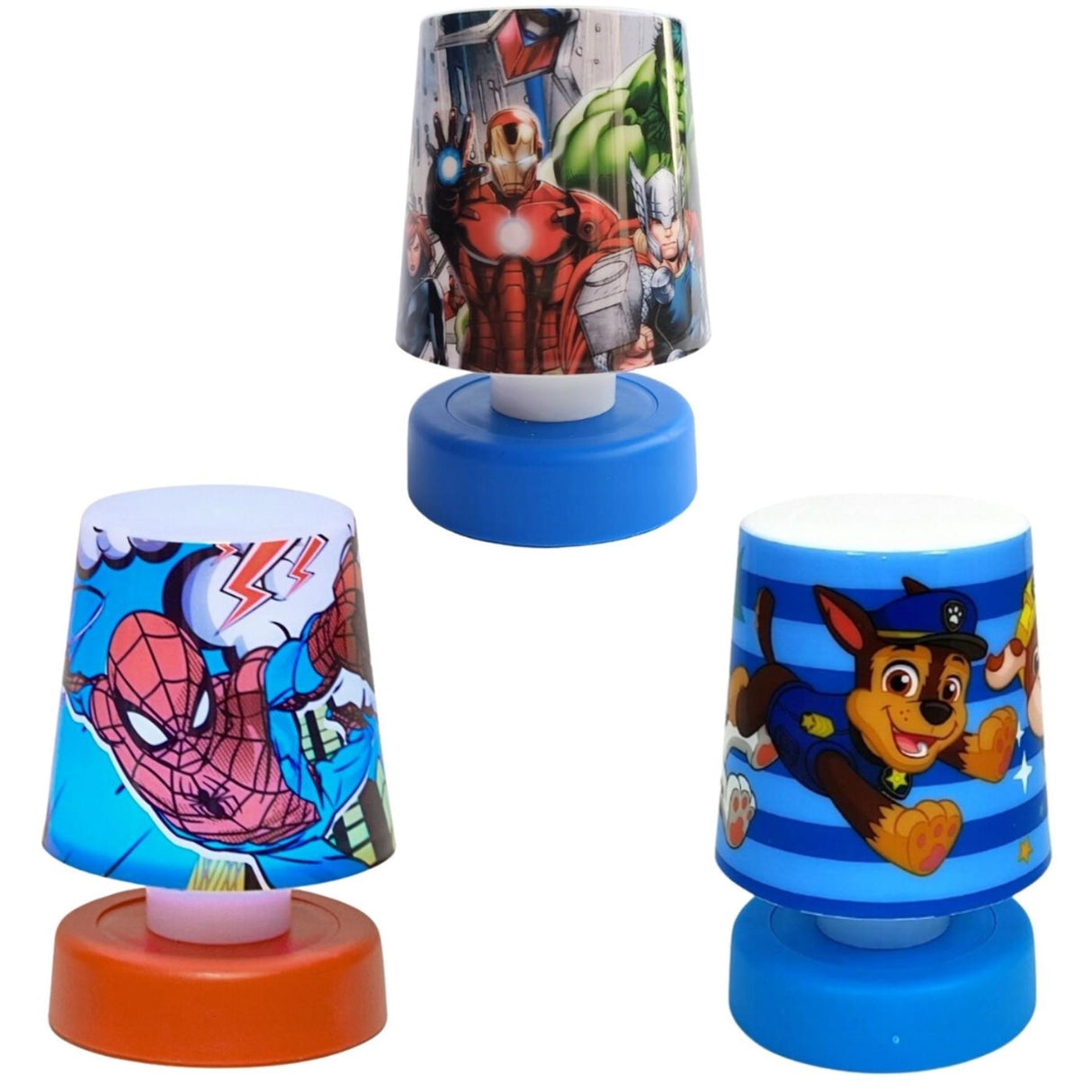 Licenseret skubbelys på batteri 11cm