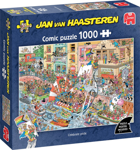 Jan van Haasteren - celebrate pride - puslespil - 1000 brikker puslespil