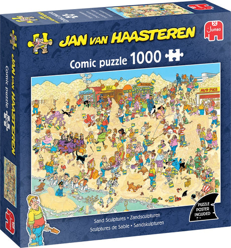 Jumbo Jan van Haasteren puslespil sandskulpturer 1000 stk