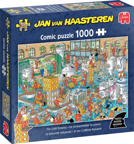 Jan Van Haasteren Pluzzle - Det traditionelle bryggeri, 1000st.