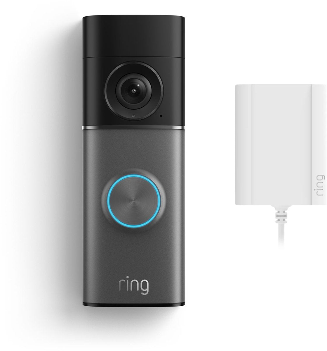 Ring kablet video dørklokke pro (seneste generation) - plug-in - sølv - retinol 4k video