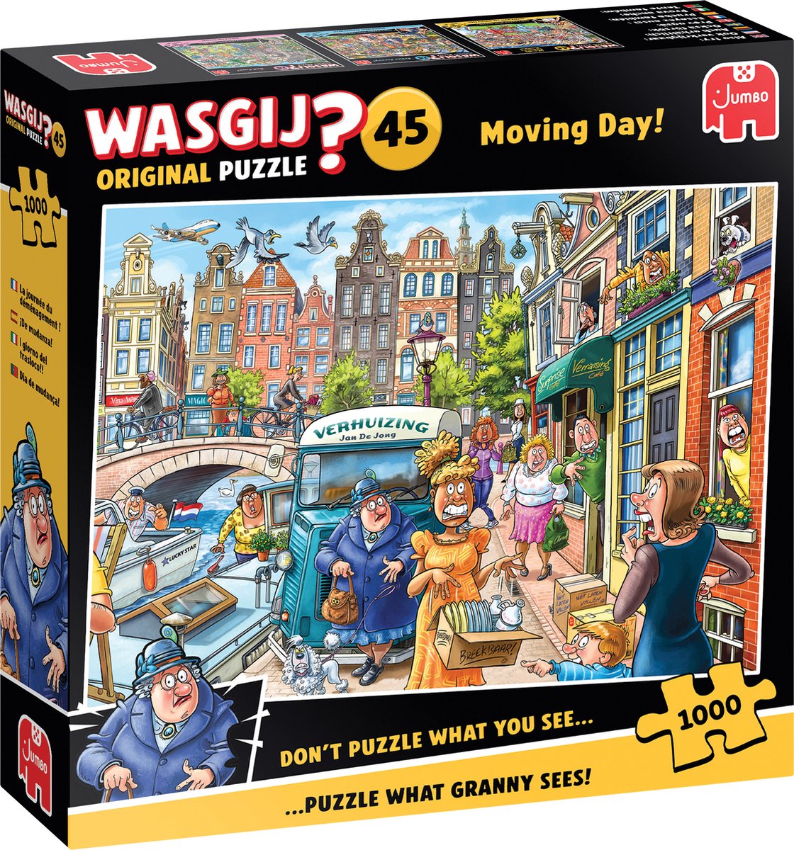 Wasgij original 45 - flyttedag! - 1000 brikker puslespil - puslespil