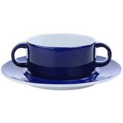 Kopper nova porcelæn koboltblå 12 stk