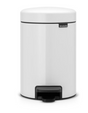 Brabantia pedalspand newicon 3 ltr hvid med plastik inderspand