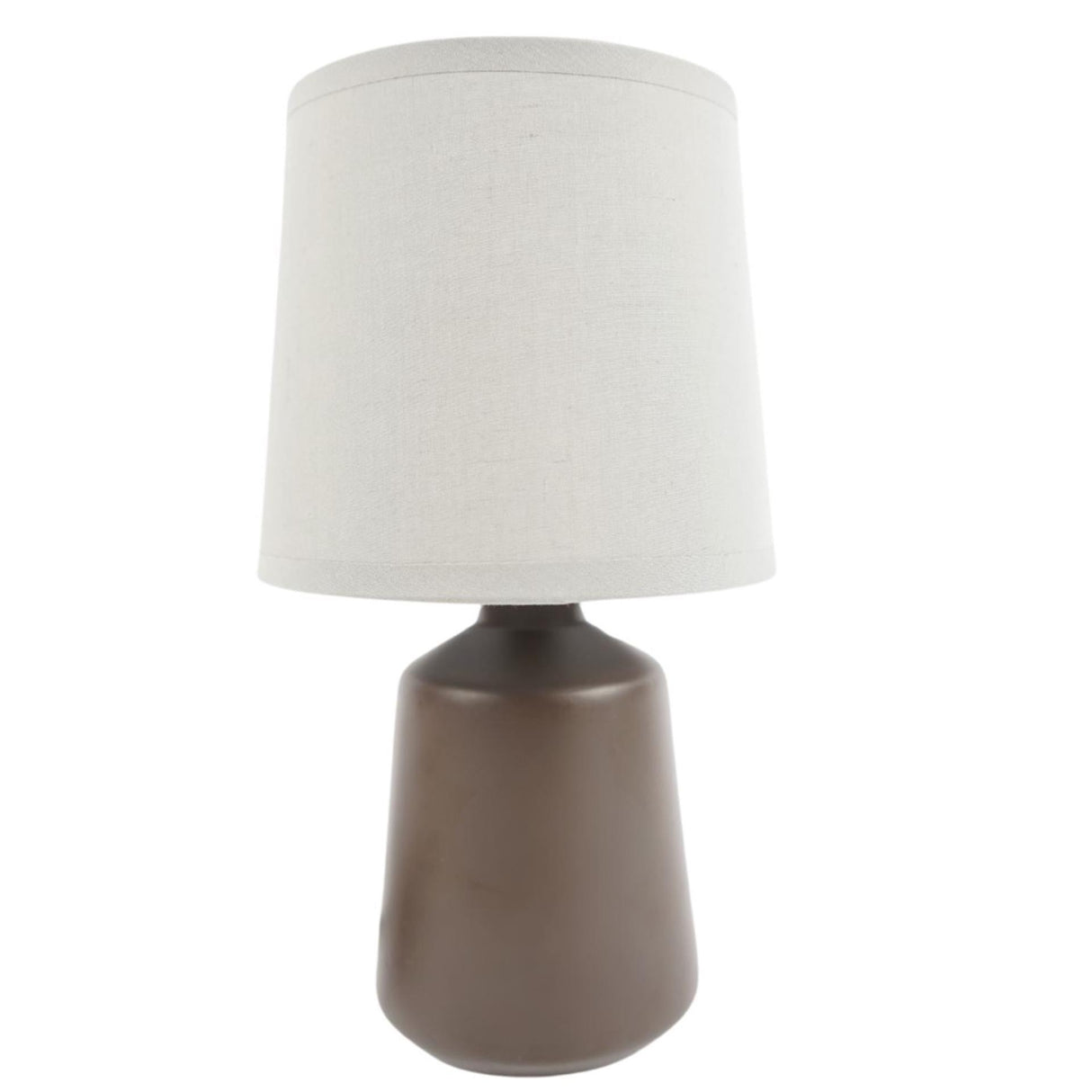 Bordlampe keramisk brun 27cm