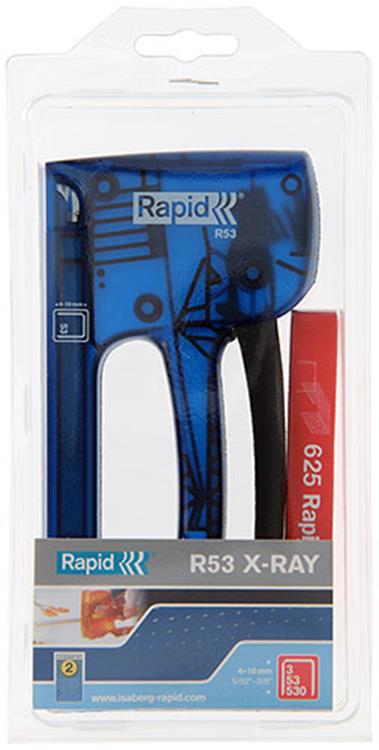 Rapid 1011507 - hæftemaskine r 53 x ray blue | 1 stk