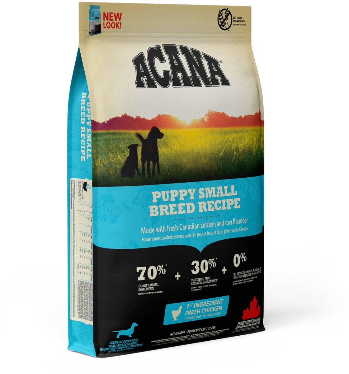 Acana heritage hvalp lille race kylling kalkun - hundefoder - 6 kg
