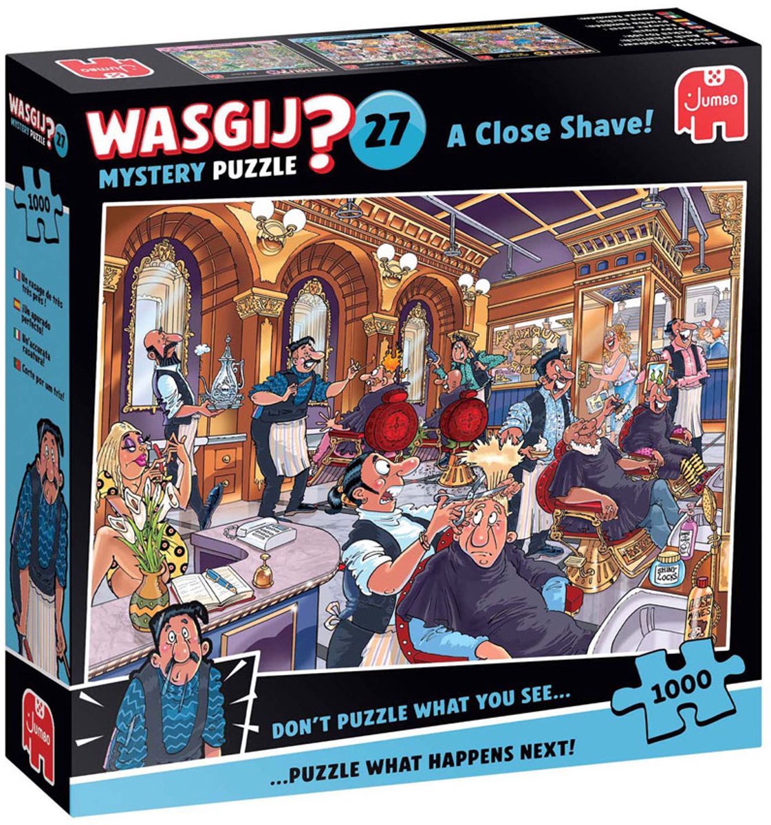 Wasgij mystery 27 puslespil - ild i gryden!, 1000 stk.