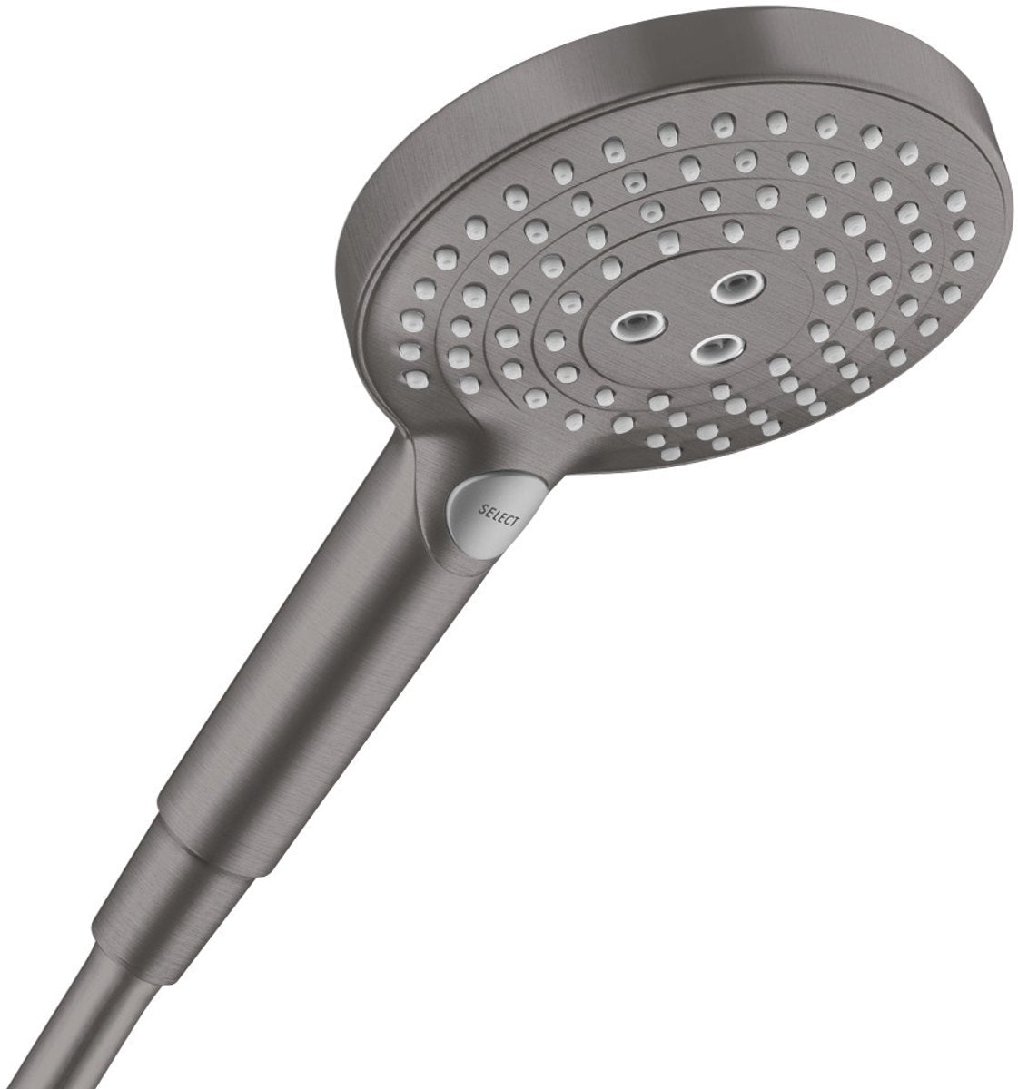 Hansgrohe raindance select s håndbruser 120 3jet børstet sort krom